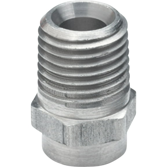 NorthStar Pressure Washer Spray Nozzle, 1/4in. NPT-M, Size 6.0, 15° Spray, SS