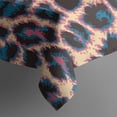 thumbnail image 5 of Leopard Print Pattern Square Tablecloth,Waterproof Square Table Cover,Wipeable Spillproof Washable Table Cover for Home Kitchen Party Decor 60"x60"(152x152cm), 5 of 6