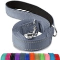 thumbnail image 2 of CNKOO [Laisse pour Chien Réfléchissante Robuste] Laisse pour Chien Réfléchissante avec Poignée Rembourrée Polyamide Robuste Lavable en Machine Fermoir Renforcé - Compatible avec Assorti C, 2 of 6