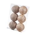 thumbnail image 4 of 6 Piezas de Bolas Navideñas Colgantes para Decoración de Navidad Champán Dorado Strade Fareast Limited, 4 of 8