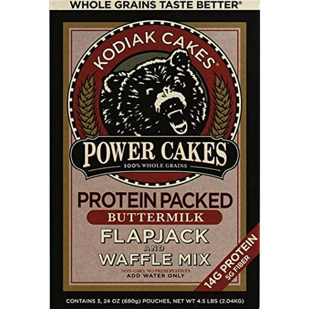 Kodiak Cakes Power Cakes Flapjack and Waffle Mix Whole Grain