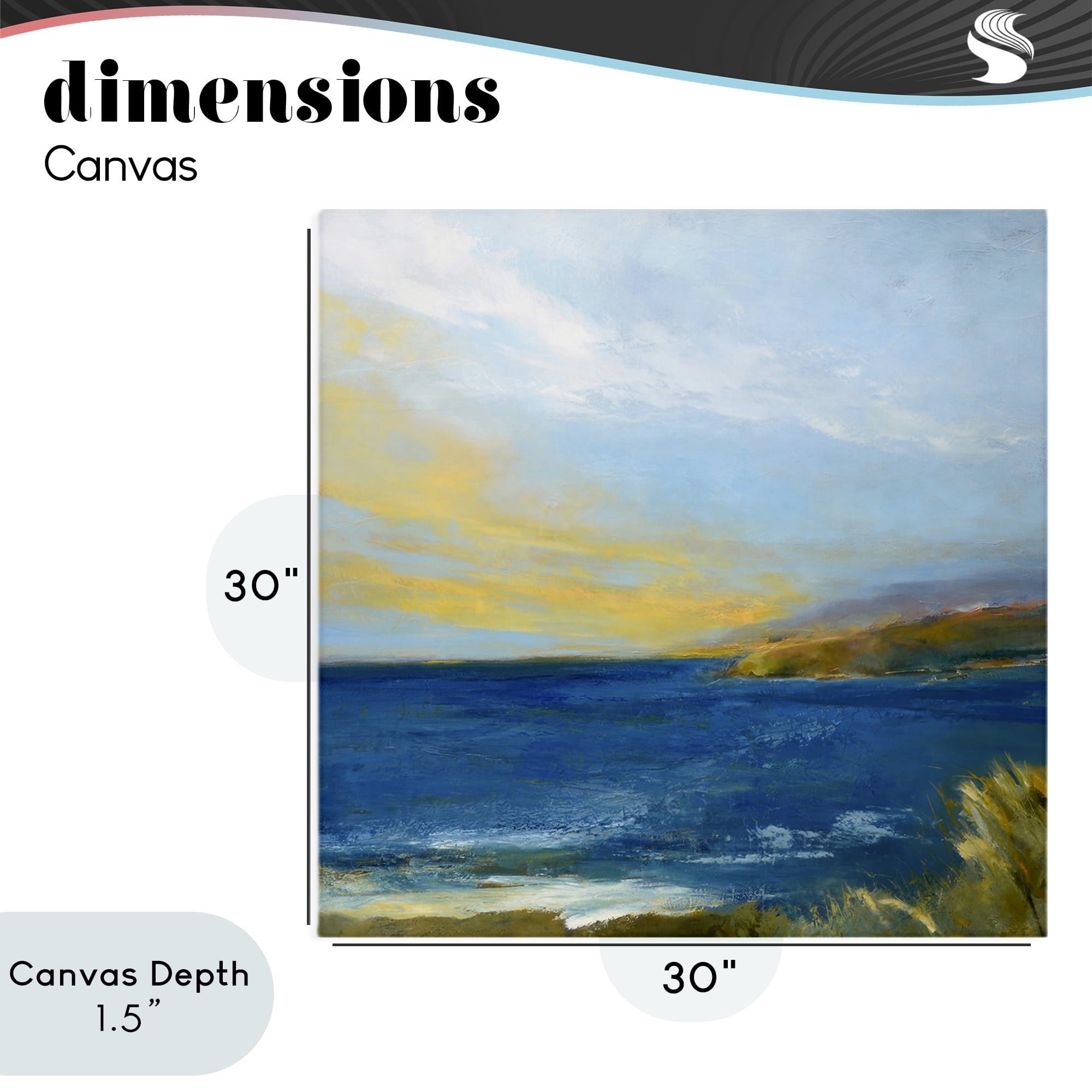 Stupell Industries Vibrant Ocean Light at Dusk Canvas Wall Art, design by Patrick Dennis