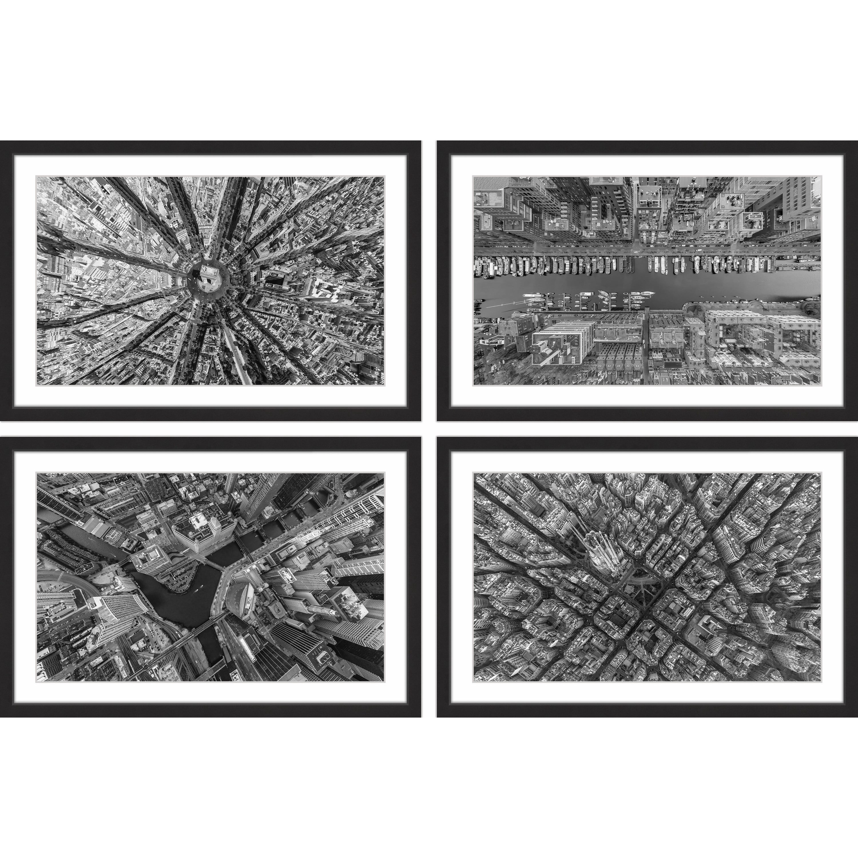 City Traffic Quadriptych