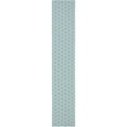 thumbnail image 2 of Nourison Twist Reversible 2'2" x 12' Aqua Modern Rug, 2 of 9