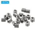 thumbnail image 3 of Unique Bargains Adaptateurs de Filetage Manchon Réducteur Écrou 20 Pcs M5x0.8 Mâle à M3x0.5 Femelle Réparation Insert Écrou 5mm, 3 of 7