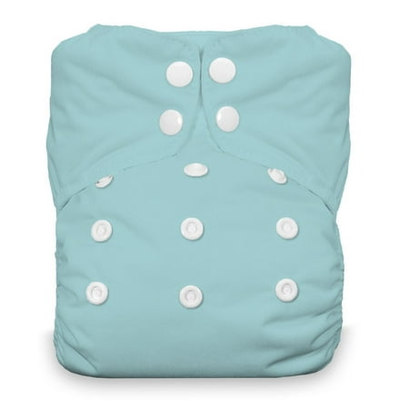 Thirsties One Size All In One Diaper Snap - Aqua