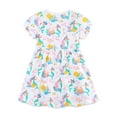 thumbnail image 3 of WIBACKER 2-7T Kids Girls Summer Casual Dresses Cotton Short Sleeve Crew Neck Dress for Toddler - 1 Piece Mermaid, 3 of 10