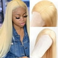 thumbnail image 4 of Beauos Clearance Wig Long Blonde Fashion Wig Women's Straight Synthetic Hair Wigs 70cm Wig, Wigs for Women Clearance Sale, 1Pc Wig, 4 of 9