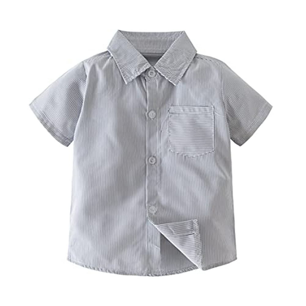 StylesILove Styles I Love Toddler Little Boys Grey Stripe Short