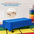 thumbnail image 6 of ECR4Kids Stackable Kiddie Cot, Ready-to-Assemble, Standard Size, Blue, 6-Pack, 6 of 9