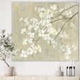 thumbnail image 2 of Designart - Dogwood in Spring Neutral - Farmhouse Canvas Artwork, 2 of 3