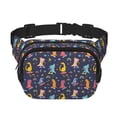 thumbnail image 1 of Balery Cartoon Dinosaur Mochila Cinturón para Mujeres y Hombres, Bolsa de Cintura Impermeable de Doble Capa con Correa, 1 of 9