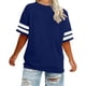 thumbnail image 4 of Mujeres Más Tamaño de Manga Larga Tops Cuello Redondo Camisa Casual Camiseta Top para la Primavera Verano Uso Diario Más Tamaño Casual Tops, 4 of 6