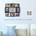 thumbnail image 3 of Melannco Customizable Letterboard 8-Opening Photo Collage, 19 x 17 inch,Distressed Black, 3 of 5