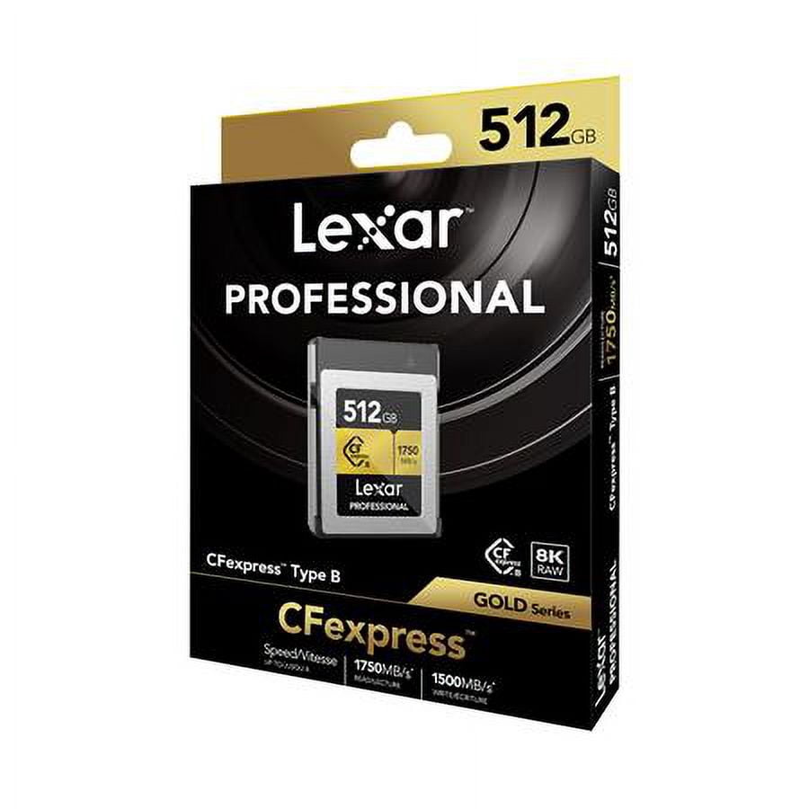 【新品】 Lexar CFexpress Type B 512GB Lexar Professional GOLD Series High Speed 512GB CFexpress Type B