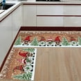 thumbnail image 3 of Christmas Washable Kitchen Rugs Cushioned Floor Mat, Gnome Rustic Wooden, Waterproof Non-Slip Kitchen Rugs and Mats, Anti Fatigue Comfort Standing Mat Runner for Kitchen/Sink/Laundry, Snowflake Tree, 3 of 6