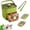 Green, variant on 48 Cube Ice Maker With Easy Press Lid, Upgrade Handled Press-Type Ice Cube Mold Maker, Double Layer Portable Ice Cube Maker with Storage Box, for DIY Whiskey, Cocktail, Coffee, Beverages (Green)