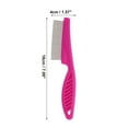 thumbnail image 4 of Durable Handle Pet Grooming Brush for Pet 7.09"x1.57" Rose Red, 4 of 6