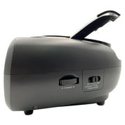 Proscan PRCD1037BT-BLACK/TITANIUM 3-Watt-RMS Portable CD Boom Box with Bluetooth and AM/FM Radio
