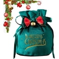 thumbnail image 3 of LINLIN Christmas Candy Bags, 2 pcs Christmas Velvet Gift Bags Pouches with Drawstring Small Candy Bags for Christmas Party Snack Gift Ornaments, 3 of 7