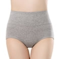 thumbnail image 1 of Ropa interior de cintura alta para mujer, bragas transpirables, suaves y elásticas con control de abdomen y cobertura total., 1 of 7