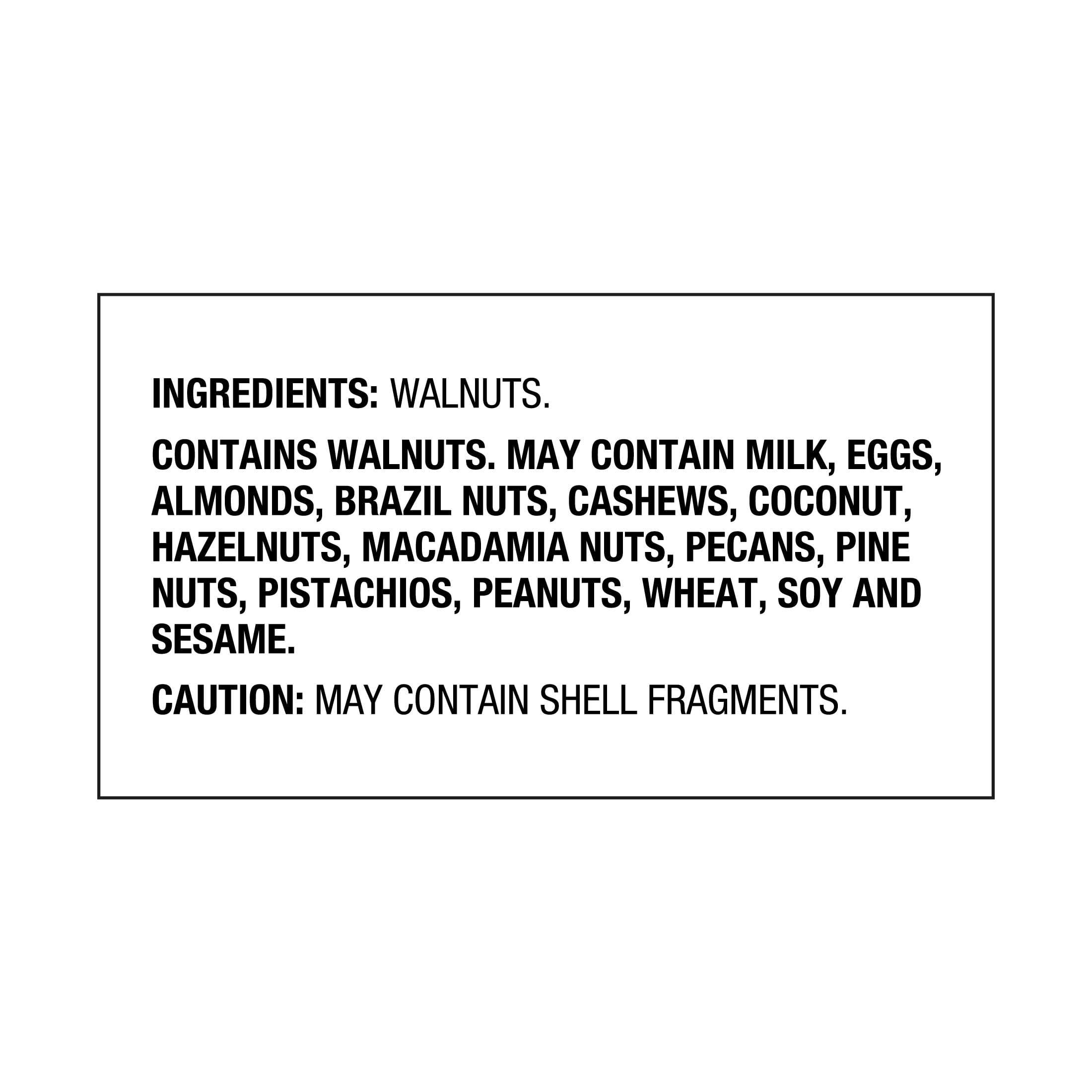 (6 pack) Great Value Walnuts Halves & Pieces, 32 oz