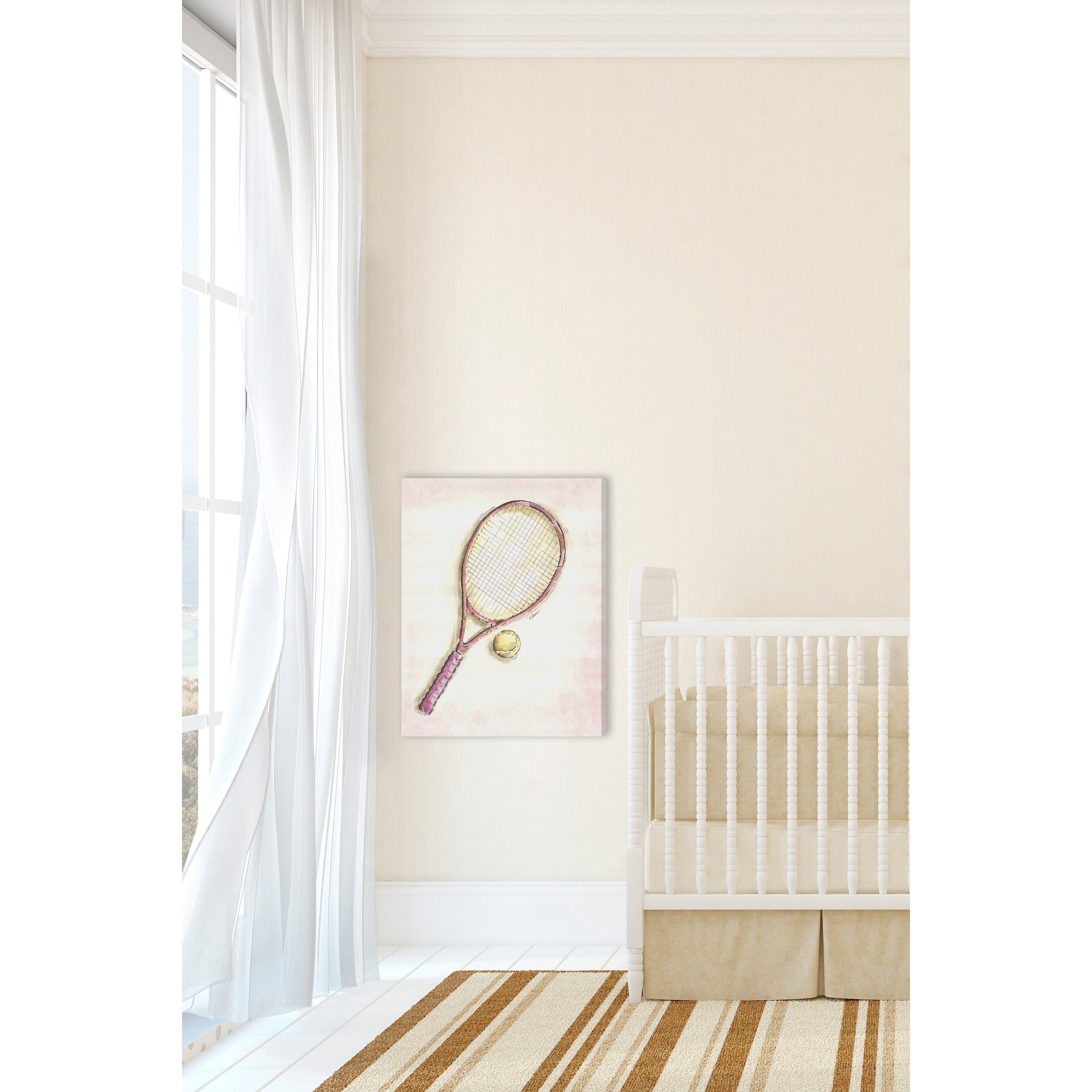 Marmont Hill "Racket" by Reesa Qualia Painting Print on Wrapped Canvas