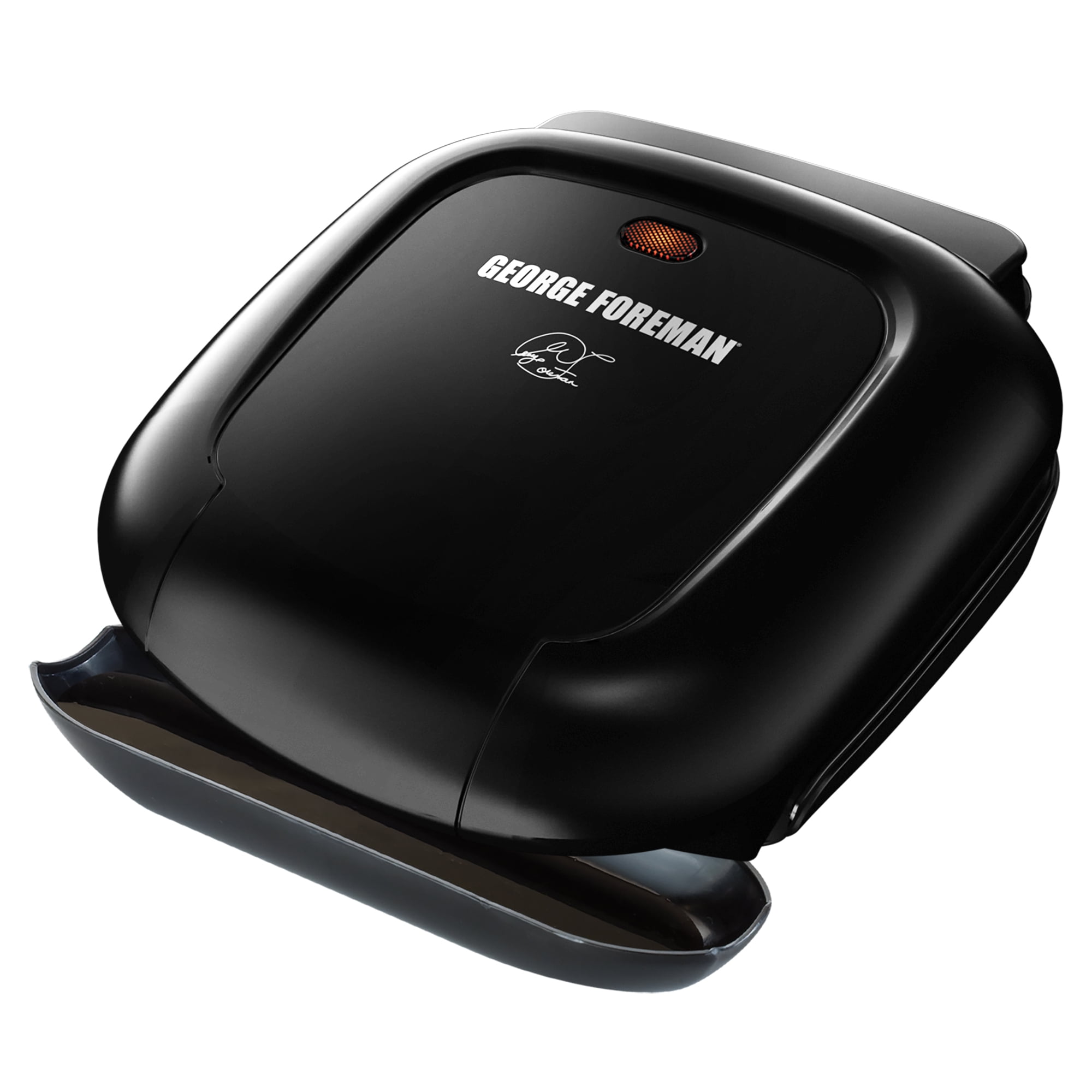 B George Foreman 2-Serving Classic Plate Electric Indoor Grill and Panini Press