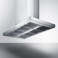 thumbnail image 3 of 48" wide island range hood in stainless steel, 3 of 5