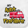 thumbnail image 4 of Inktastic My Aunt is a Firefighter with Fire Truck Boys or Girls Baby Bib, 4 of 4