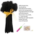 thumbnail image 3 of Extensión LOC REAL PEDIO HUMANO REDADLock Human Hair Dreads Extension Dreadlock, 3 of 5