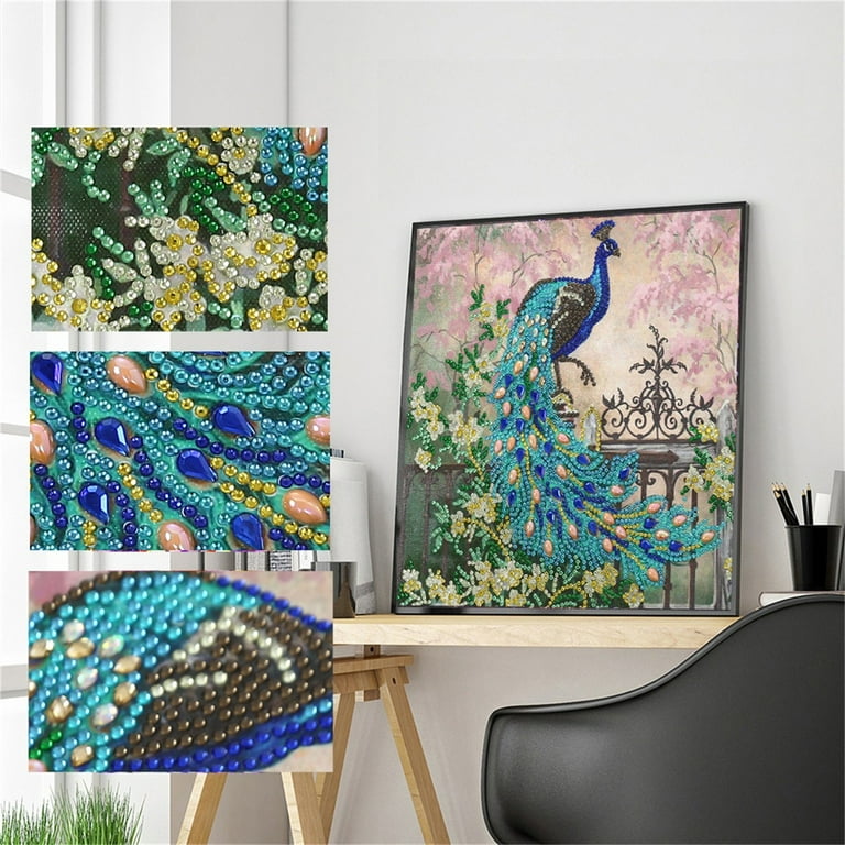 DIY 5D Special Shaped Peacock Diamond Painting - FAST SHIPPING