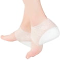 thumbnail image 1 of Inside Height Insoles Silicone Heel Pads Cover Silicone Shoes Pads Invisible Height Insoles Plantar Fasciitis Height Increase Heels Sleeve Arch Support (2.5cm), 1 of 8