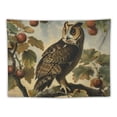 thumbnail image 5 of Orinice Owl Branch Fruit Tapestry Wall Hanging Unique Style Graphic Tapestries Home Wall Decor Art for Living Room Bedroom Apartment Farmhouse Dorm 40x30inch, 5 of 6
