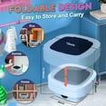 thumbnail image 7 of Phueutpros Foldable Washing Machine - 40 W 3-Mode Compact Washing Machine, Foldable Design for Travel & Baby Clothes (Sky Blue), 7 of 7