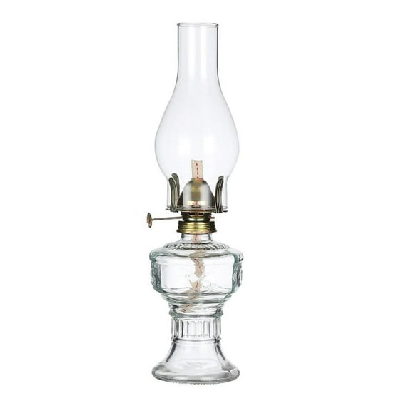 Rustic Oil Lamp Vintage Glass Coal Lamps for Indoor Use Home Decor Lighting Lantern White