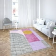 thumbnail image 1 of Casavani Boho Print Geometric Kitchen Area Rug,Blue 4x12 feet, 1 of 6