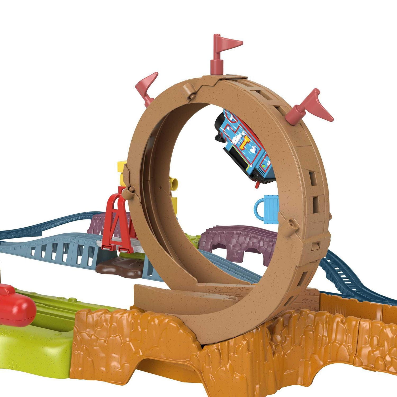 Thomas et ses amis Coffret piste Cour Lancement et boucle