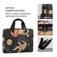 thumbnail image 4 of FORMRS 16" Laptop Bag Carrying Sleeve Case with Handle Travel Shoulder Briefcase, Retro Watercolor Planet, 4 of 8