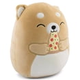 thumbnail image 3 of Squishmallow Angie the Shiba Inu with Pizza 8 Inch Plush Toy, 3 of 5