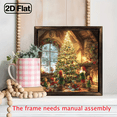 thumbnail image 6 of 2D Flat, 1pc Rustic Christmas Tree Room Wooden Sign - Vintage Home Decor with Festive Santa Scene, 88 Inch, Ideal for Holiday Gifts, Tabletop Wall Art, Holiday Wall Art Vintage Christmas Decor Woo, 6 of 9