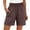 Brown, variant on Womens Lightweight Shorts Summer Casual Loose Trendy Pants Elastic Waist Comfy Shorts by Yigetop Blackish Green L