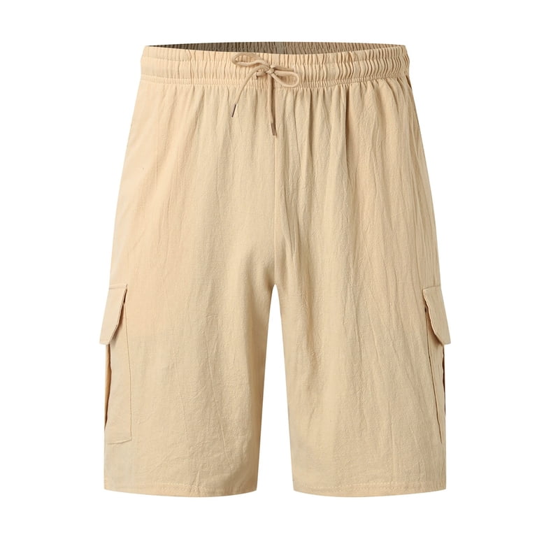 Bysome Shorts Mens Casual Summer Pant Solid Color Painting Loose