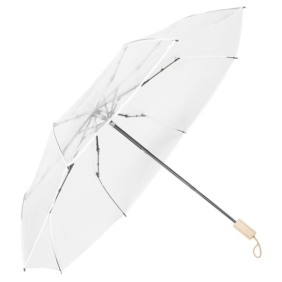 VORCOOL Clear Umbrella Transparent Folding PVC 1Pcs