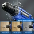 thumbnail image 3 of PULITUO 20V Cordless Drill Set, Power Drill with Battery, 30Nm Torque, 2-Speed, 59pcs Bits & Screws, 3 of 7