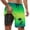 Green, variant on Kcolen Men's Swim Trunks 5 Inch Inseam High Elastic Waist Swim Shorts Light Upf Bathing Suit Compression Liner Summer Beach Swimming Shorts for Men
