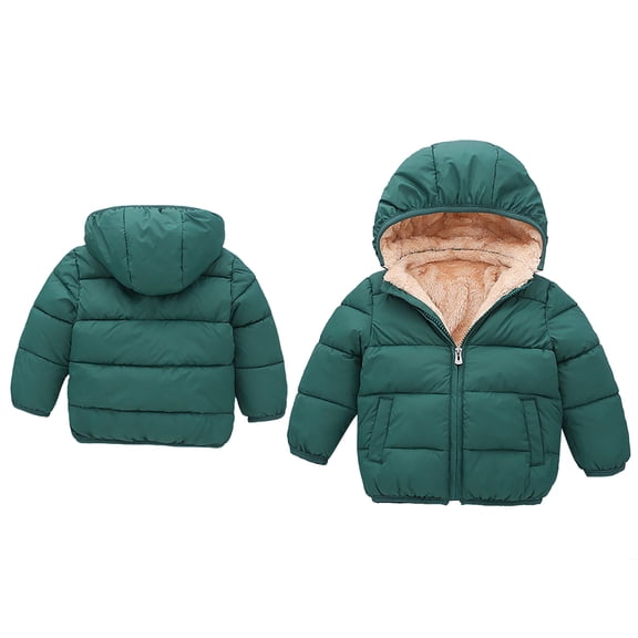 Kids Baby Girls Winter Coat,Baby Girls Puffer Coat Hooded Jacket Zipper Up Down Coats for Kids Baby Boys Child Winter Coat Kids Winter Clothes