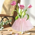 thumbnail image 4 of 12 Pieces Mini Tutu Table Skirt Wine Bottle Cover Tutu Skirt Tulle Vase Skirt Decor Garland Centerpieces for Wedding Baby Shower Cake Dessert Birthday Party, 4 of 6