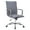 Grey, variant on LeisureMod Harris Modern Adjustable Office Swivel Chair Leather High-Back Task Office Chair, Black