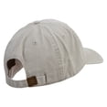 thumbnail image 4 of Golden United Kingdom Embroidered Big Size Washed Pigment Dyed Cap - Stone XL-3XL, 4 of 5